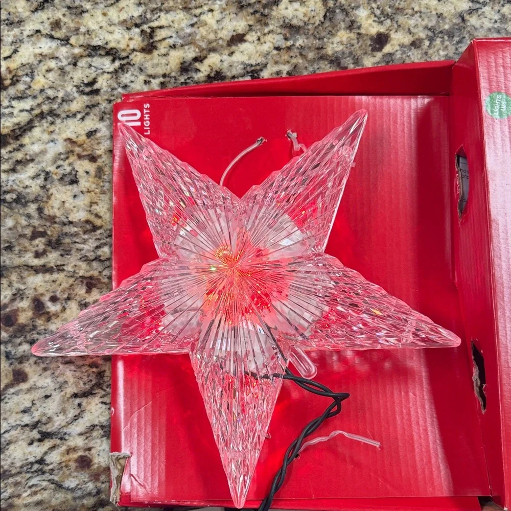 Christmas Tree Topper Color-Changing Star Tree Topper LED